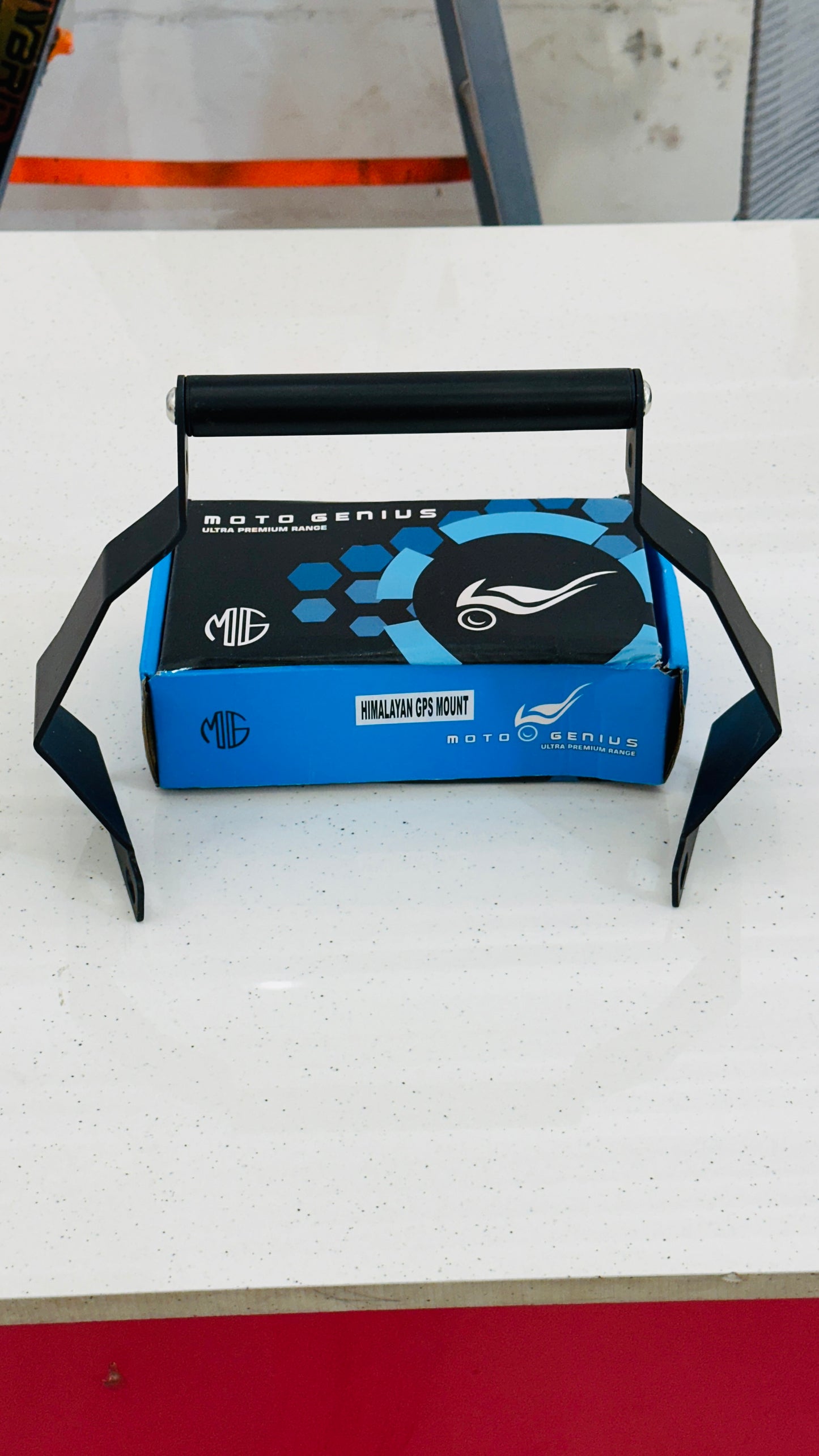 Moto Genius GPS Mount for Royal Enfield Himalayan 411 – Secure & Stable Navigation Holder