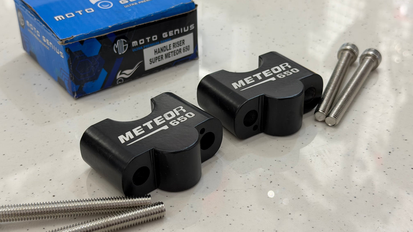 Handlebar Raiser for Royal Enfield Super Meteor 650 – Improved Comfort & Ergonomic Riding