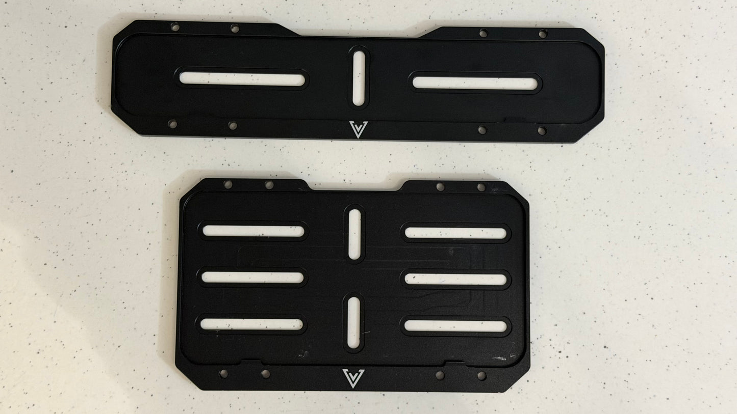CNC Heavy Duty Number Plate Holder for Motorcycles – Premium Aluminum License Plate Mount | Universal Bike Registration Plate Bracket