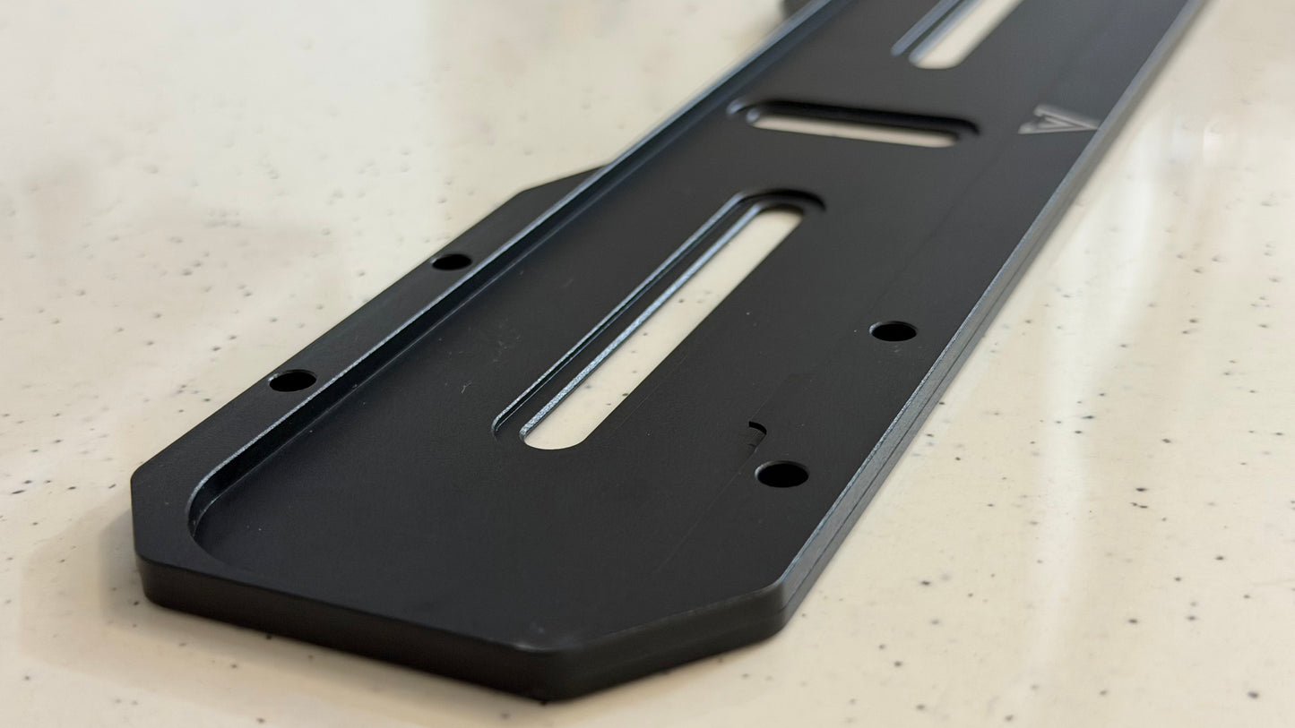 CNC Heavy Duty Number Plate Holder for Motorcycles – Premium Aluminum License Plate Mount | Universal Bike Registration Plate Bracket
