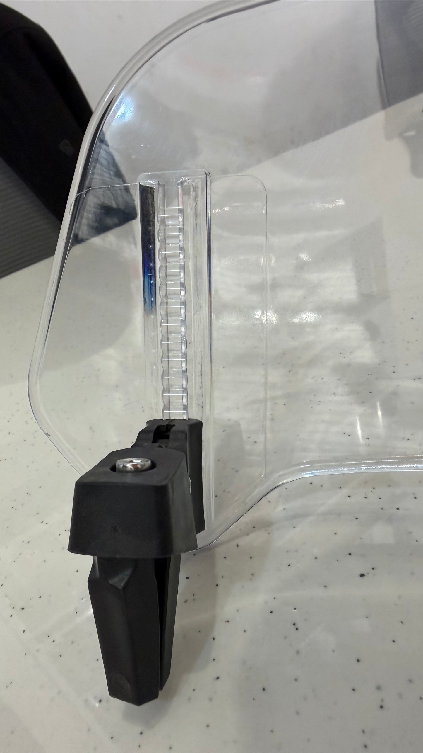 Large Windshield Extender – Height Adjustable Polycarbonate Wind Screen Extension