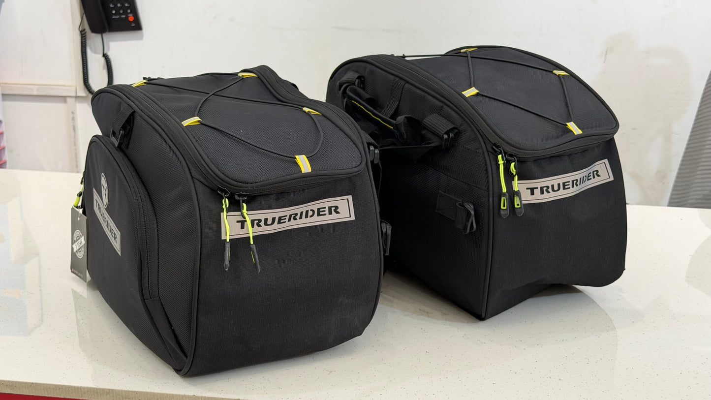 70L Motorcycle Saddle Bags with Rain Covers – Heavy-Duty Touring Side Bags for Bikes
