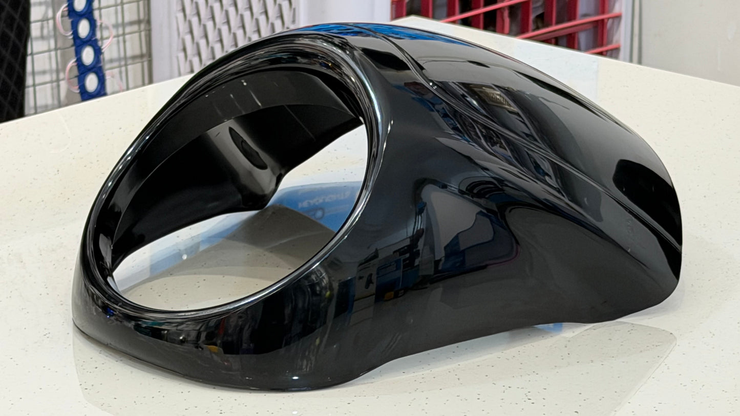 Harley-Style Windshield for Royal Enfield Meteor 350 & Hunter 350 – Premium Touring Windshield