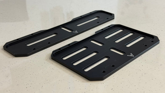 CNC Heavy Duty Number Plate Holder for Motorcycles – Premium Aluminum License Plate Mount | Universal Bike Registration Plate Bracket