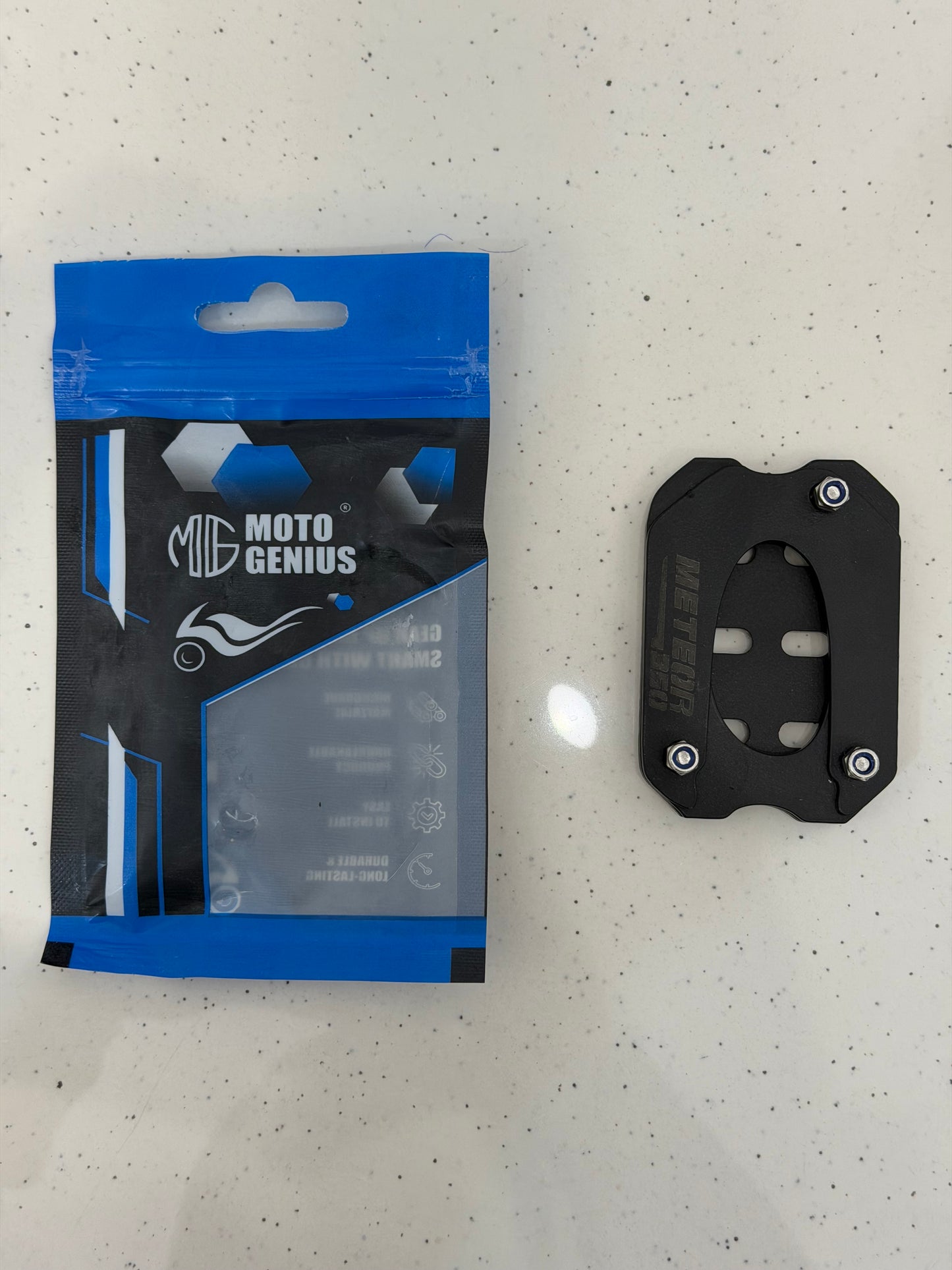 Side stand supporter compatible with Royal Enfield Meteor 350