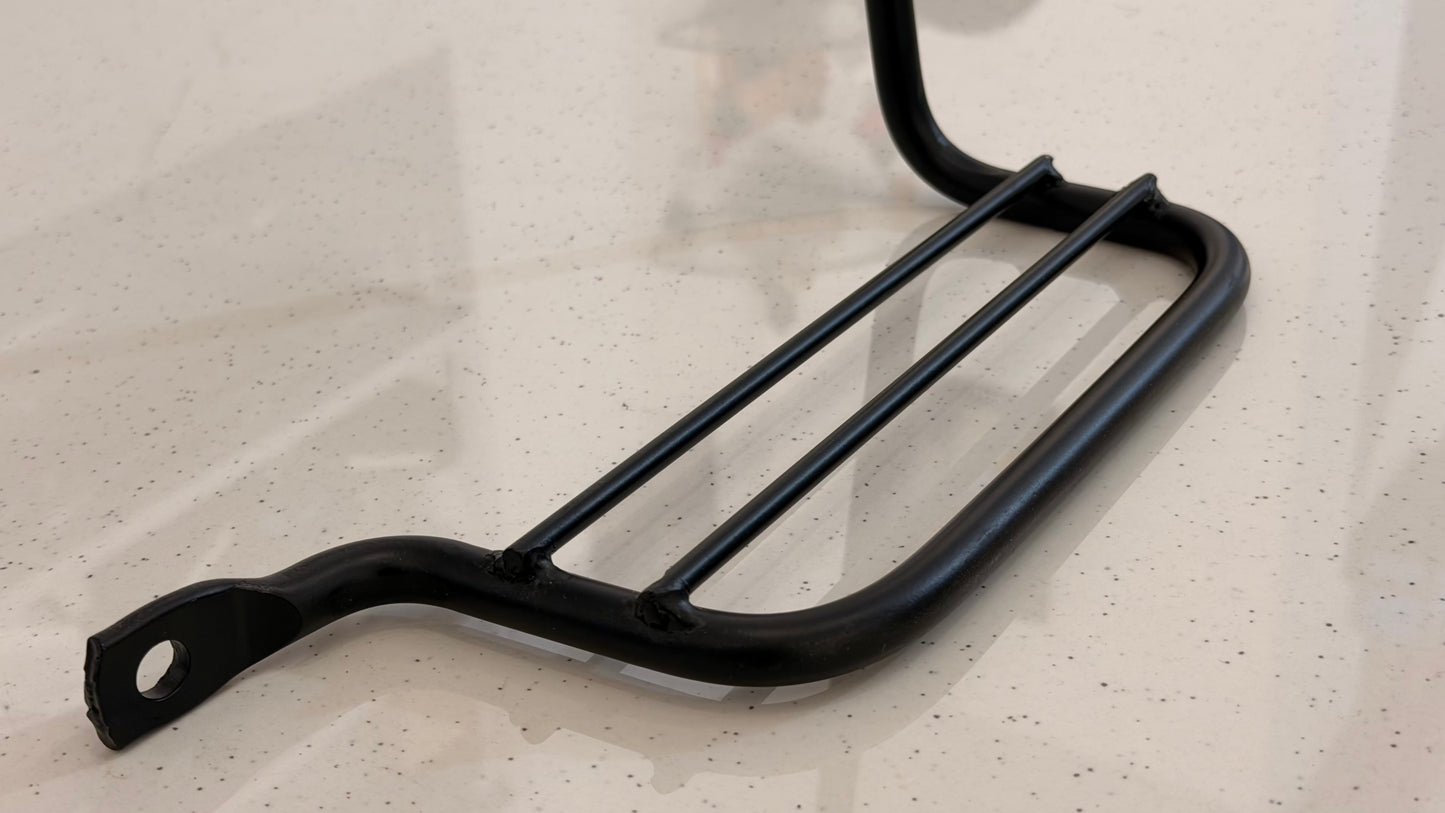 Super Heavy-Duty Ladies Footrest for Royal Enfield Hunter 350 – Strong & Comfortable Pillion Support