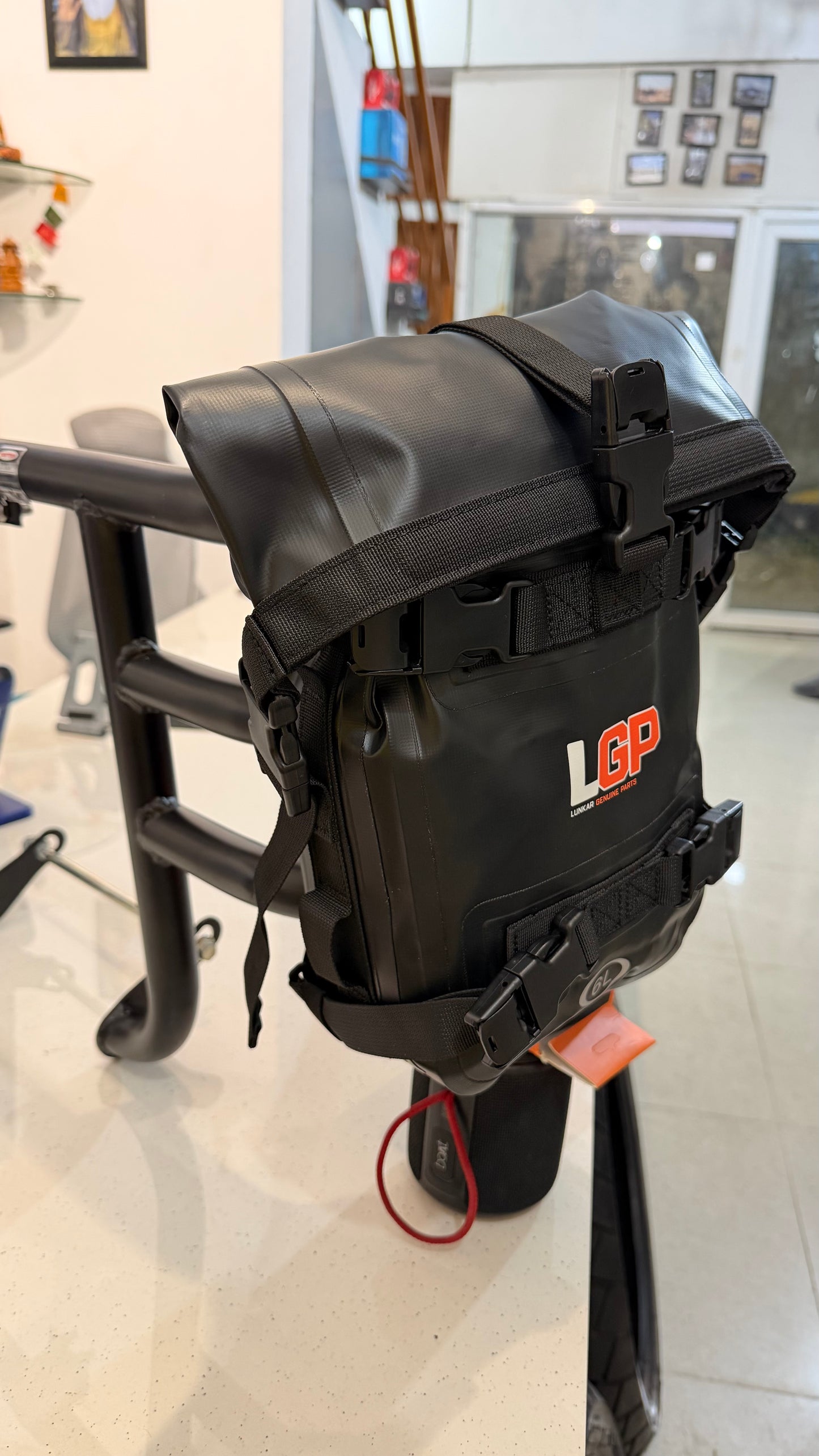 LGP Waterproof Bumper Bag for Motorcycles – Universal Fit Front Utility Storage Bag