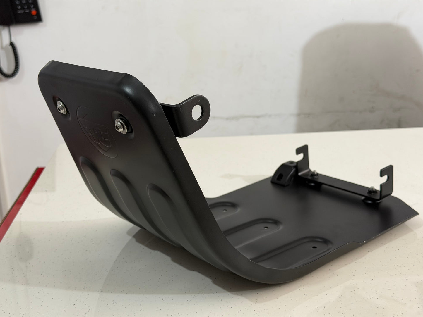 Genuine Sump Guard Aluminium ( Black & Silver )