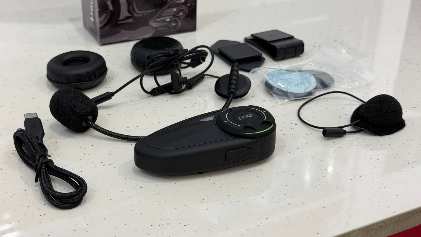 EJEAS Q8 Mesh Intercom – Advanced Mesh Technology Motorcycle Communication System