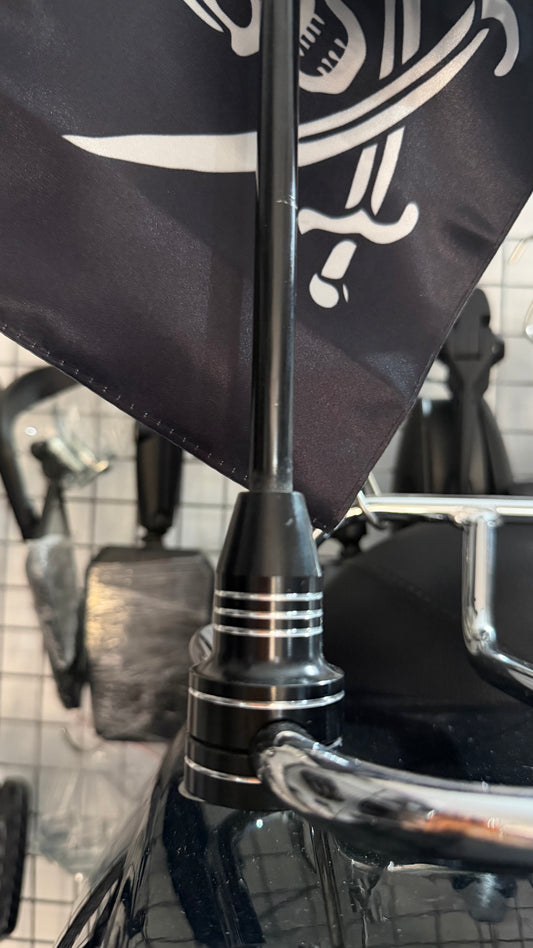 Premium Stainless Steel Flags for Bikes – Super Strong Motorcycle Flag Rod Setup for All Bikes