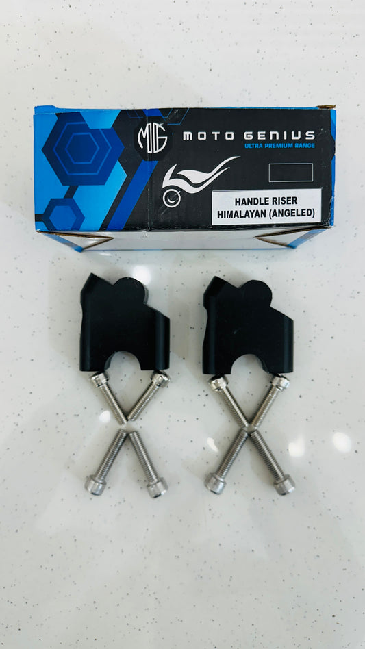 Angular Handlebar Raiser for Royal Enfield Himalayan 411 – Better Riding Posture & Comfort Upgrade