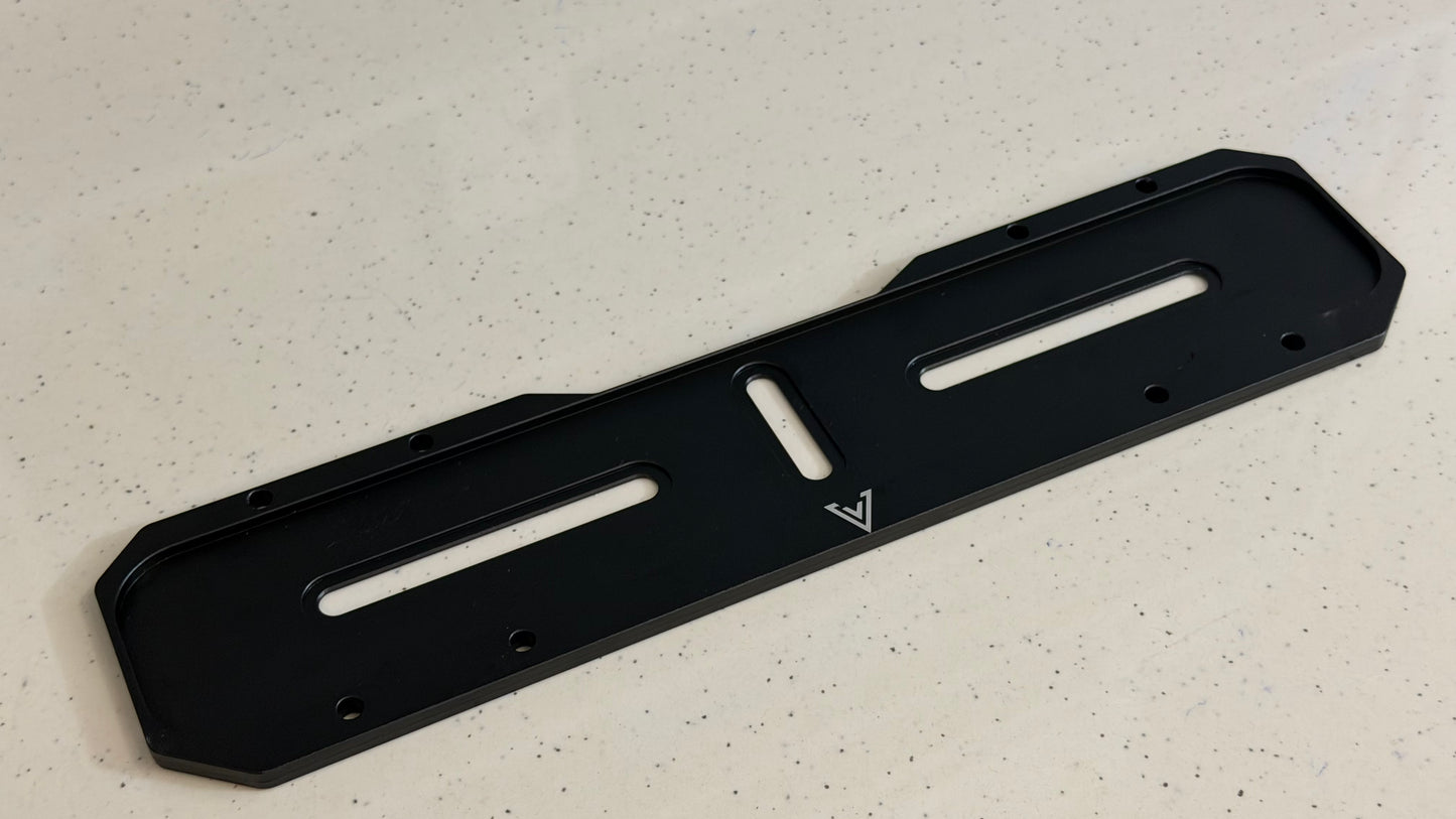 CNC Heavy Duty Number Plate Holder for Motorcycles – Premium Aluminum License Plate Mount | Universal Bike Registration Plate Bracket