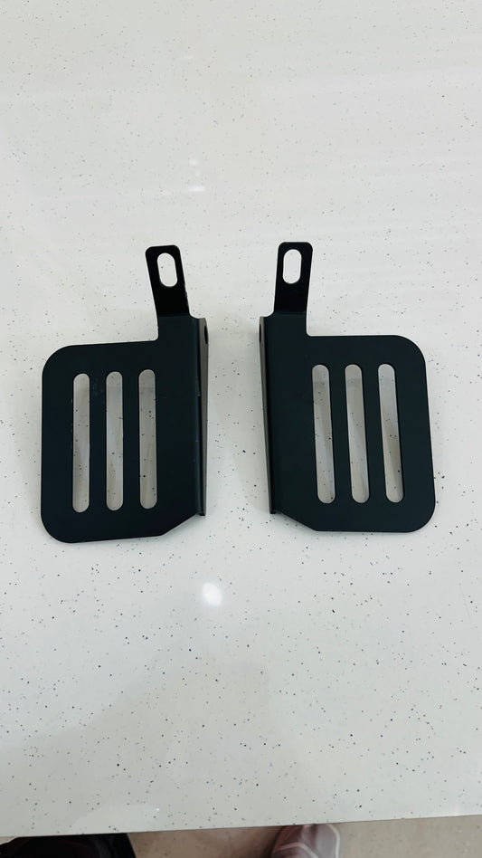 Pillion Footrest Pair for Royal Enfield Super Meteor 650 – Heavy-Duty Rear Foot Pegs for Passenger Comfort