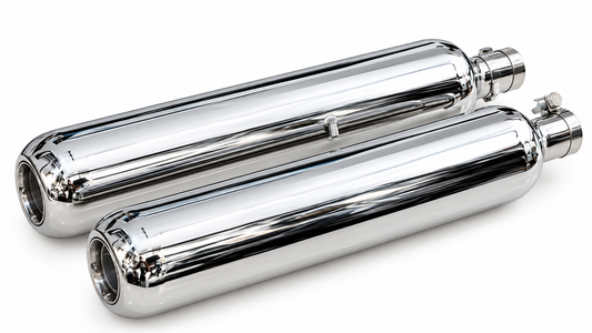 Silman Premium Stainless Steel Silencer for Royal Enfield Super Meteor 650 – Deep Bass Exhaust with DB Killers
