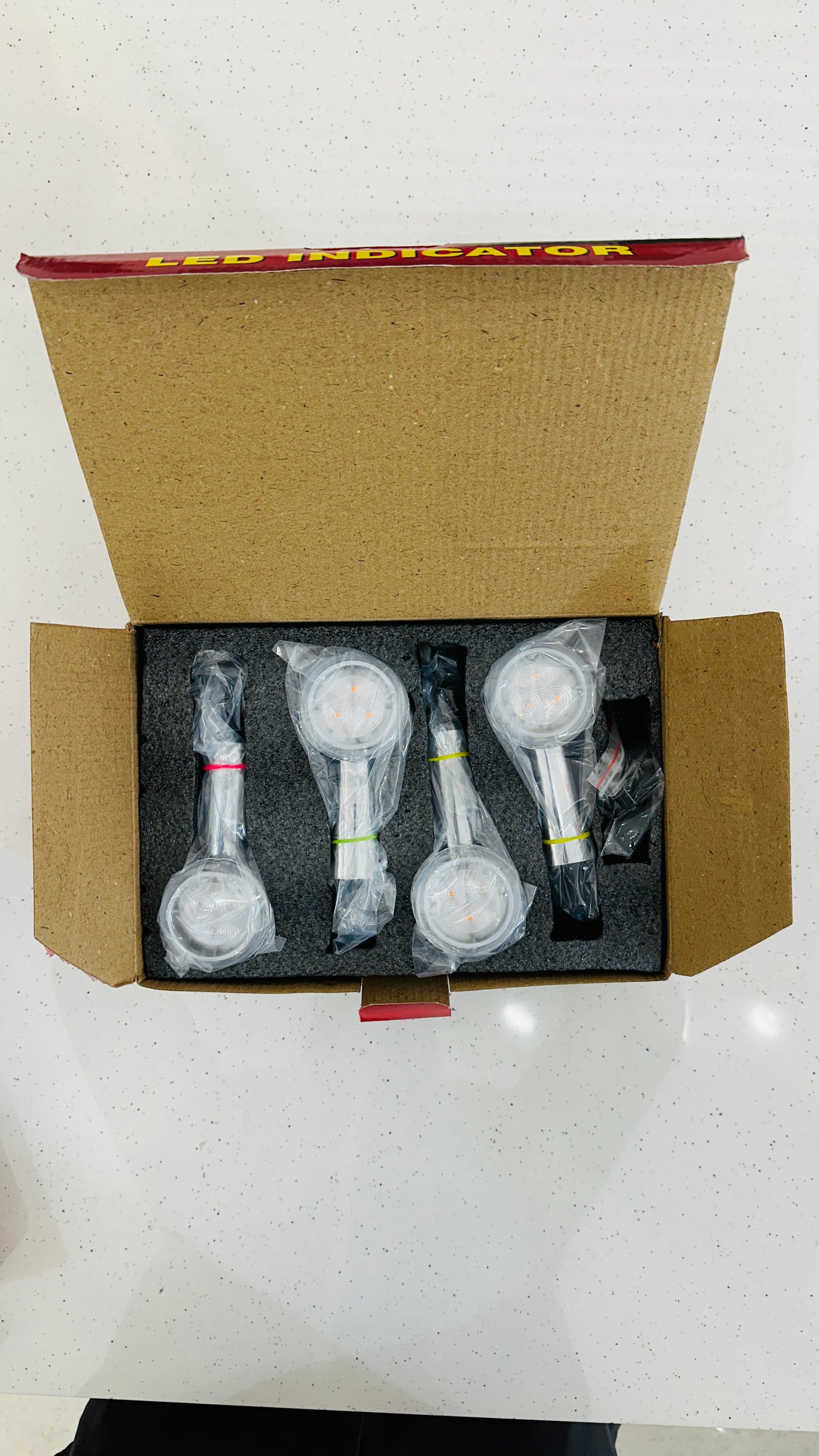 LED Indicators for Royal Enfield Meteor 350, Super Meteor 650 & Hunter 350 – Premium Chrome & Black Signal Lights