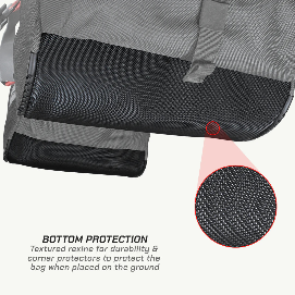 ViaTerra CLAW 72L 100% Waterproof Motorcycle Tail Bag – Universal Adventure Touring Tail Bag with Roll-Top Design