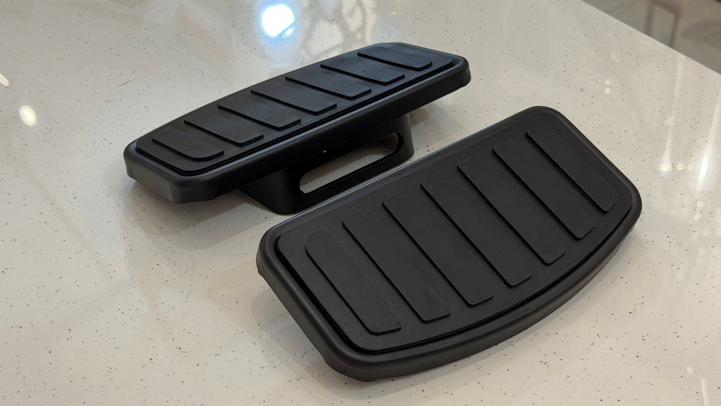 Broad Footrest for Meteor 350 & Super Meteor 650 – Wide Touring Foot Peg with Rubber Grip