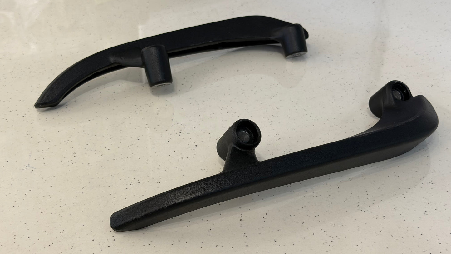 Heavy Duty Grab Rails for Royal Enfield Meteor 350 – Premium Rear Grab Handle | Sleek Touring Design | Powder-Coated Mild Steel