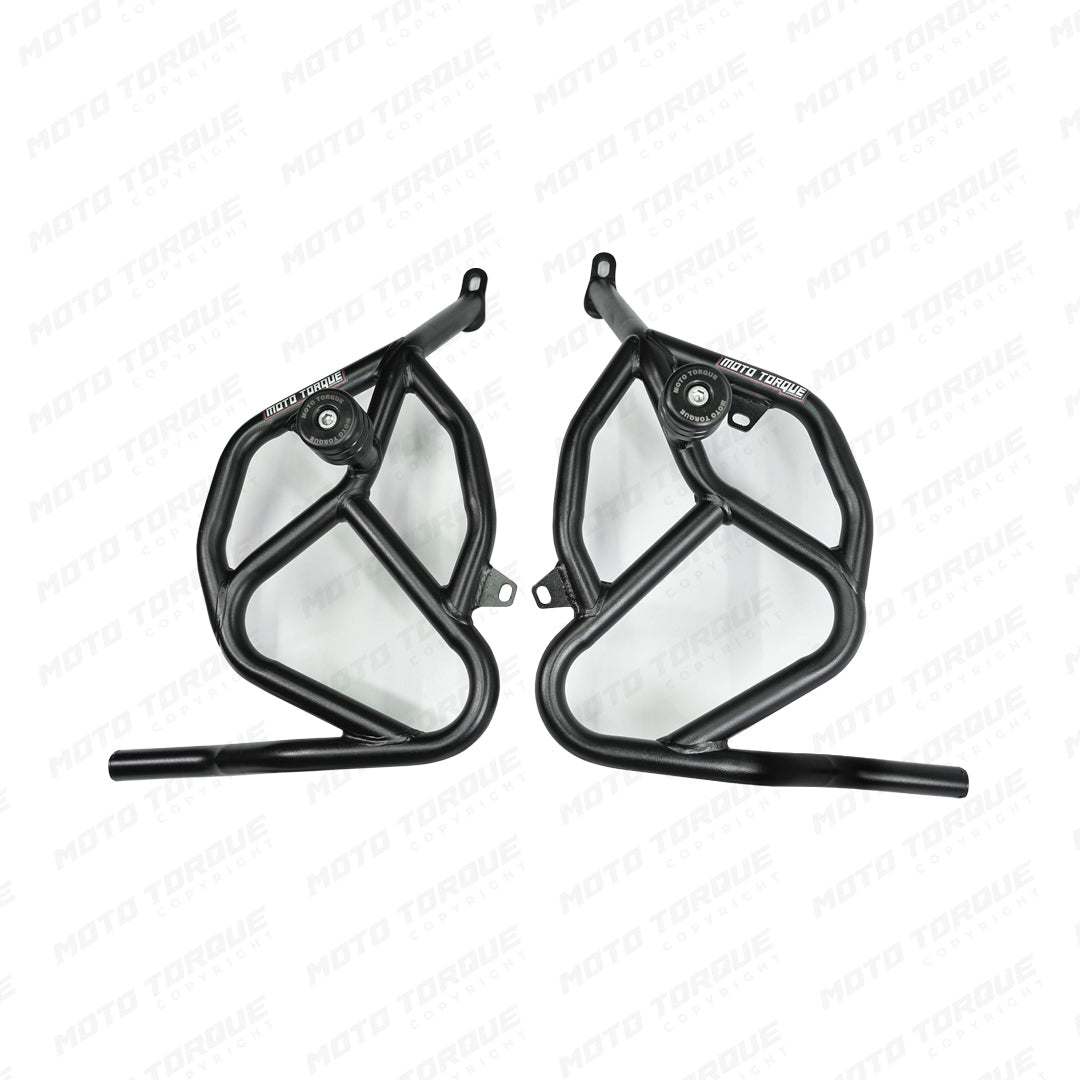 Moto Torque Crash Guard for Royal Enfield Bear 650 – Heavy-Duty 25mm Mild Steel Guard with Nylon Sliders | Engine & Frame Protection