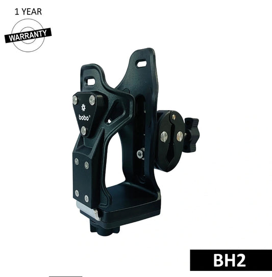 BOBO BH2 Universal Motorcycle Bottle Holder – Adjustable Handlebar Mount | Secure Water Bottle Cage | Quick Release | Black