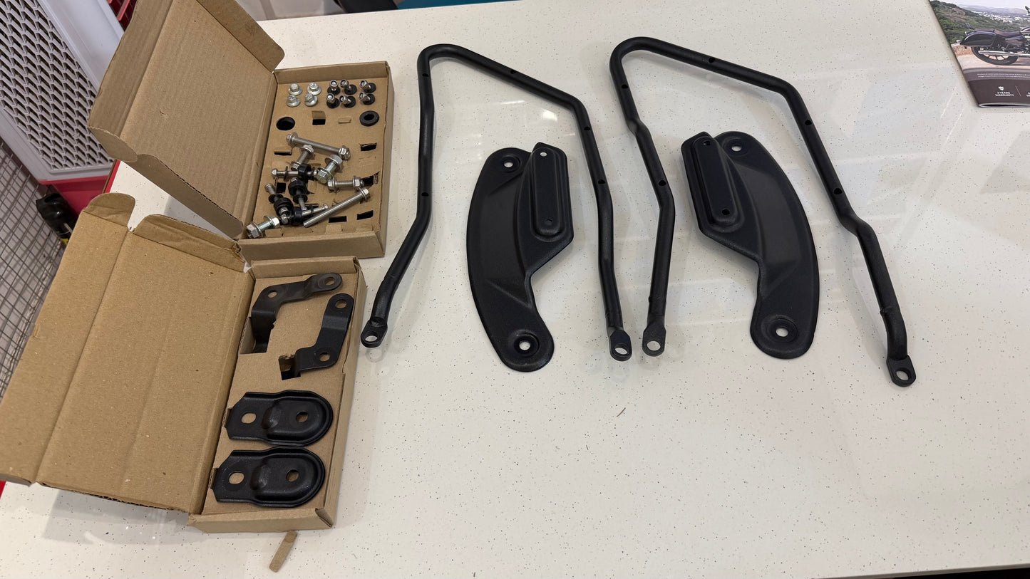 Royal Enfield Meteor 350 Panniers with Mounting Fittings – Side Luggage Bags for Touring