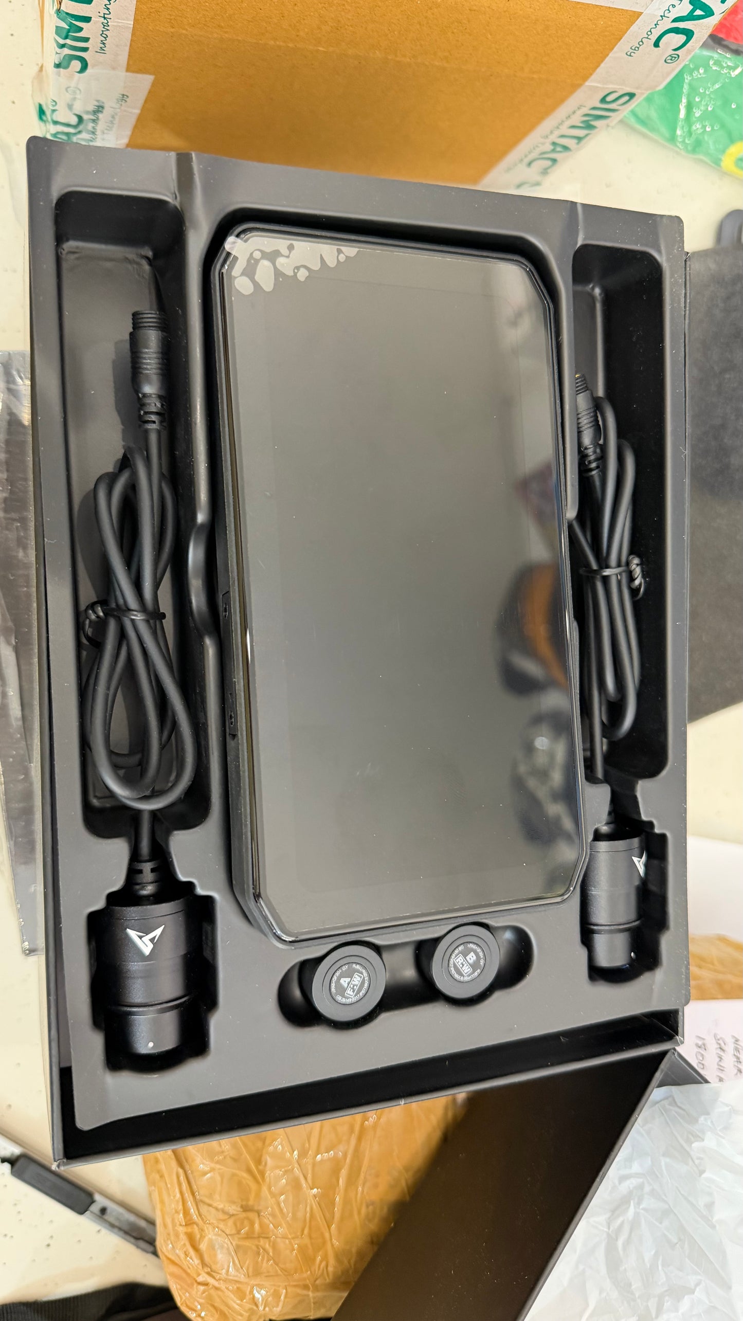 Simtac M6 DT Smart Screen for Bikes – Dual Camera 1080P, 6.25” Display, WiFi & Bluetooth