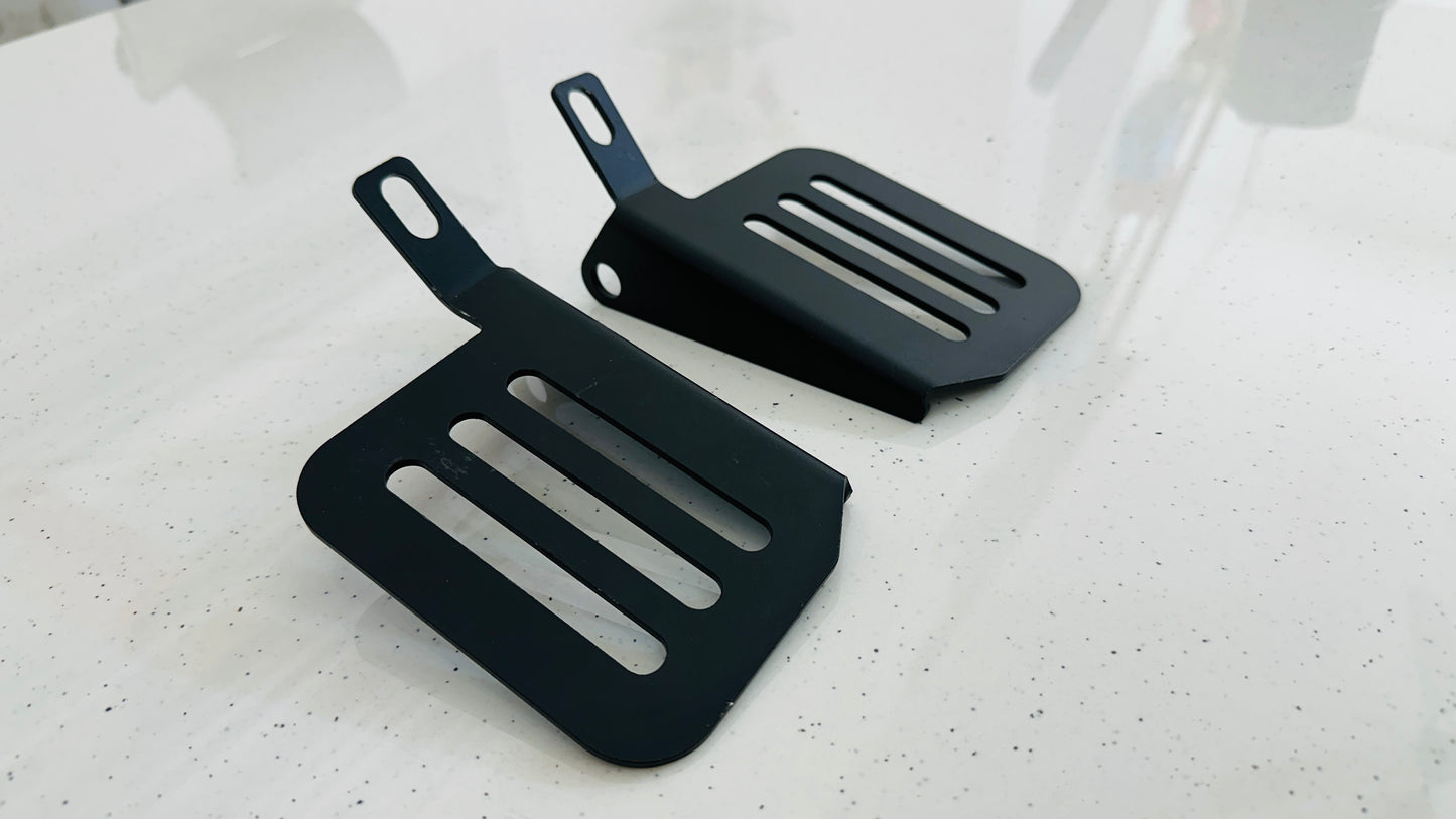 Pillion Footrest Pair for Royal Enfield Super Meteor 650 – Heavy-Duty Rear Foot Pegs for Passenger Comfort