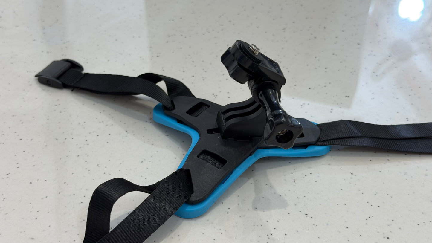 Helmet Strap Mount for Camera & Mobile – Anti-Vibration Secure Mount for Motorcycle Riding