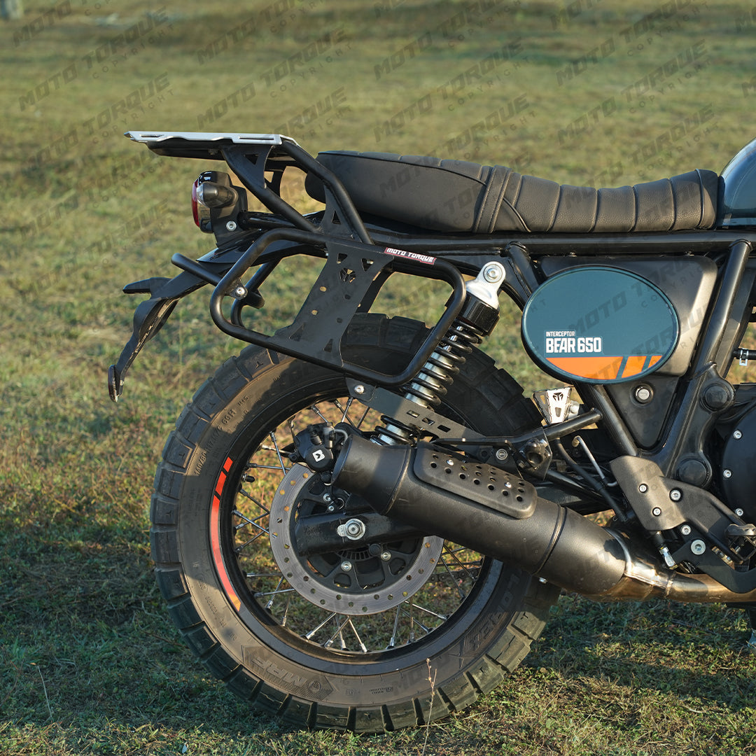 Moto Torque Saddle Stay for Royal Enfield Bear 650 – Heavy-Duty 19mm Mild Steel Saddlebag Support | Touring Accessory