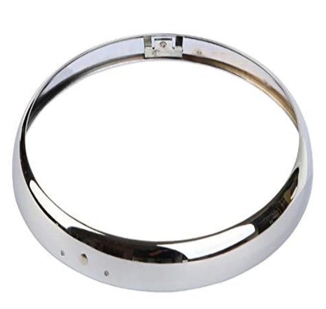 Headlight Outer Ring for Royal Enfield Meteor 350 – Premium Headlight Bezel | Black & Chrome Finish