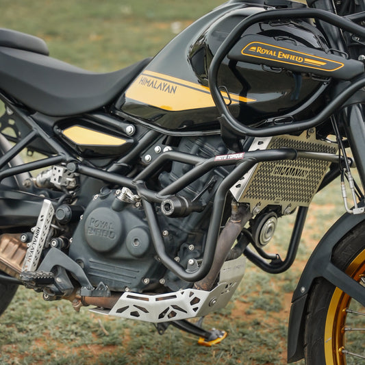 Royal Enfield Himalayan 450 Panther Crash Guard – Heavy-Duty 25mm Mild Steel Engine & Fuel Tank Protection