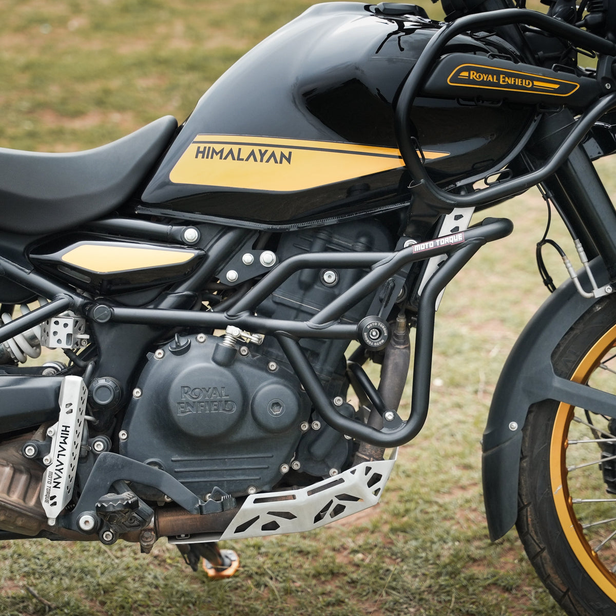Royal Enfield Himalayan 450 Panther Crash Guard – Heavy-Duty 25mm Mild Steel Engine & Fuel Tank Protection