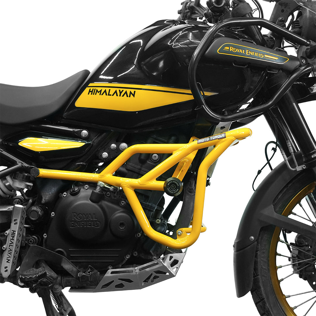 Royal Enfield Himalayan 450 Panther Crash Guard – Heavy-Duty 25mm Mild Steel Engine & Fuel Tank Protection