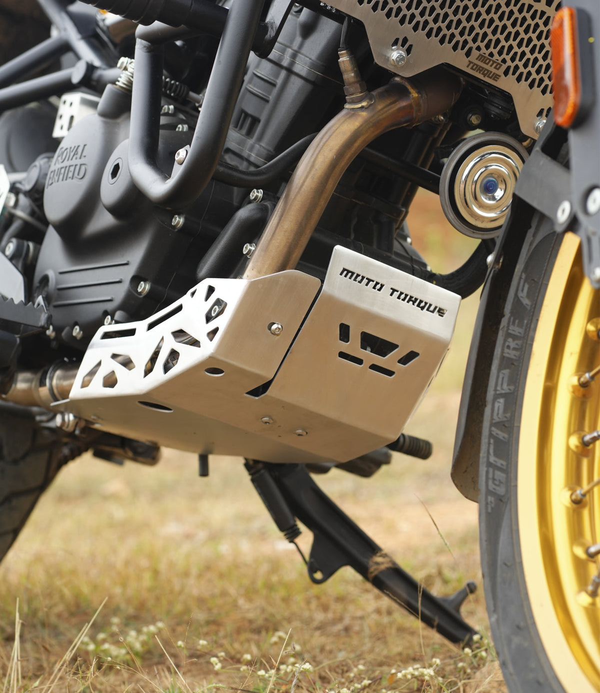 Royal Enfield Himalayan 450 Aluminium Engine Guard (Sump Guard) – Heavy-Duty Under-Engine Protection for Off-Road & Adventure Touring