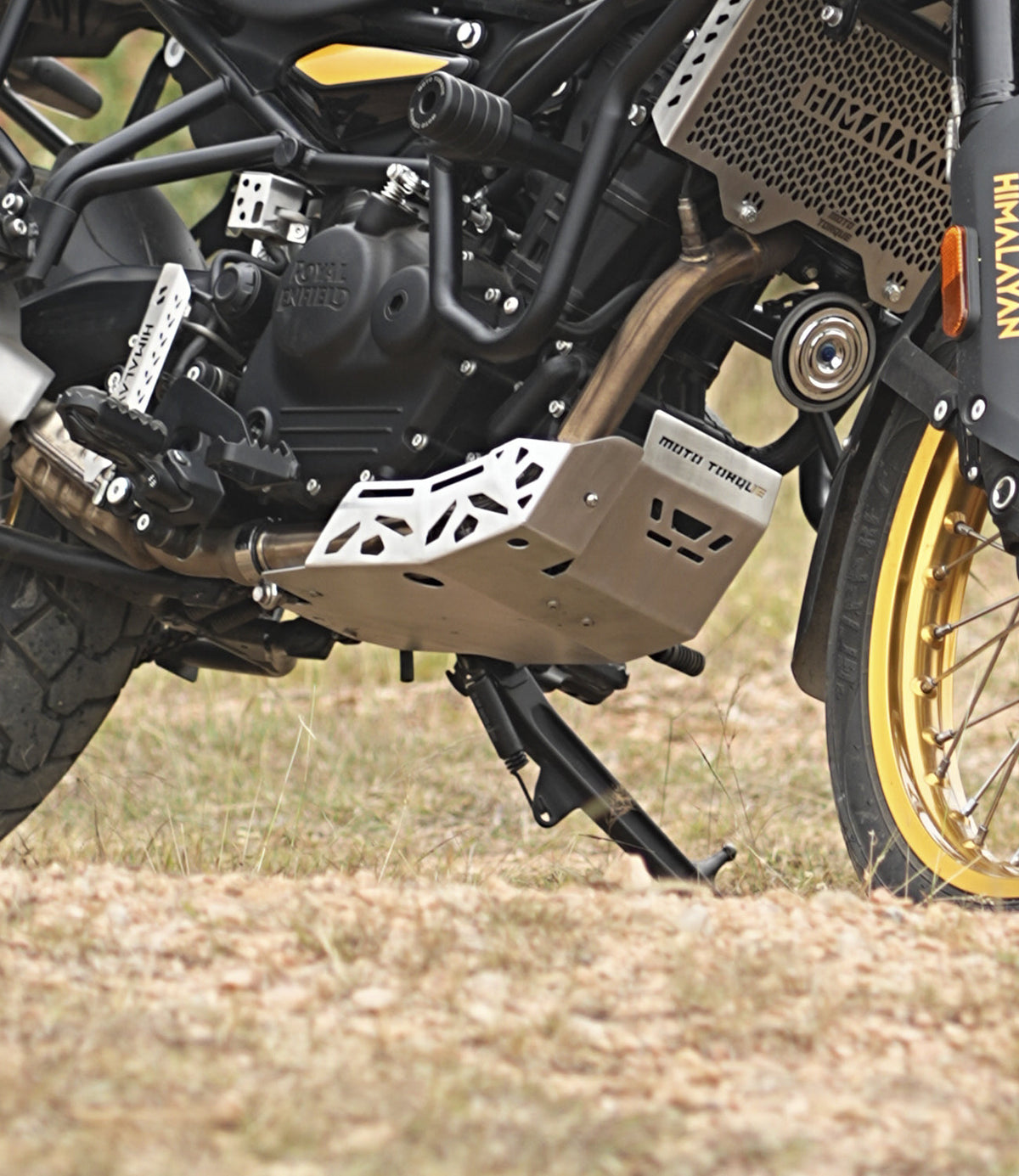 Royal Enfield Himalayan 450 Aluminium Engine Guard (Sump Guard) – Heavy-Duty Under-Engine Protection for Off-Road & Adventure Touring