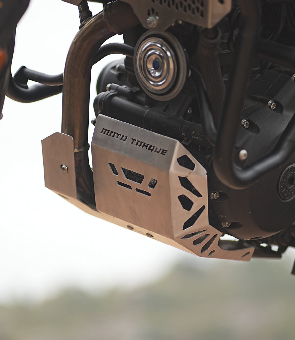 Royal Enfield Himalayan 450 Aluminium Engine Guard (Sump Guard) – Heavy-Duty Under-Engine Protection for Off-Road & Adventure Touring