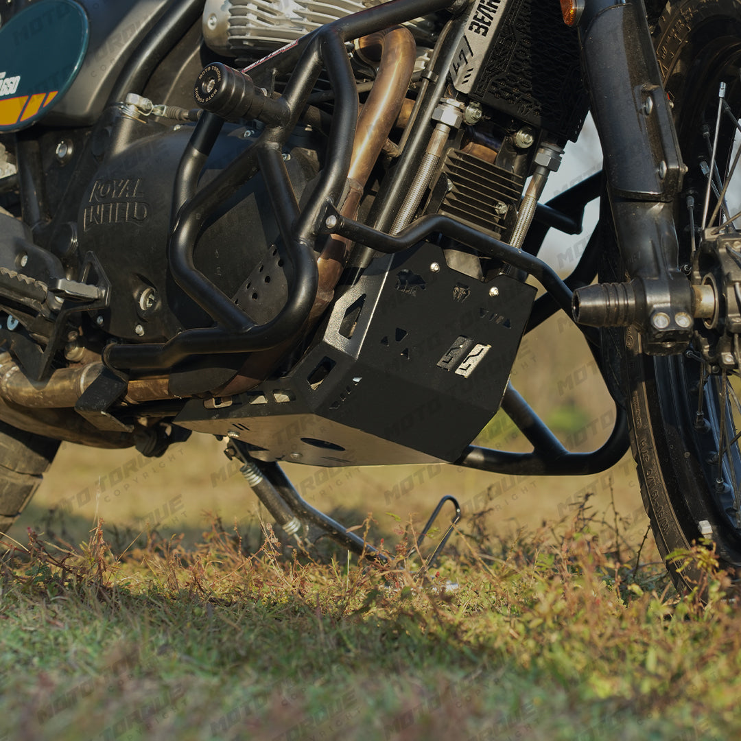 Moto Torque Engine Guard for Royal Enfield Bear 650 – Heavy-Duty Mild Steel Protection | Black Powder-Coated Finish