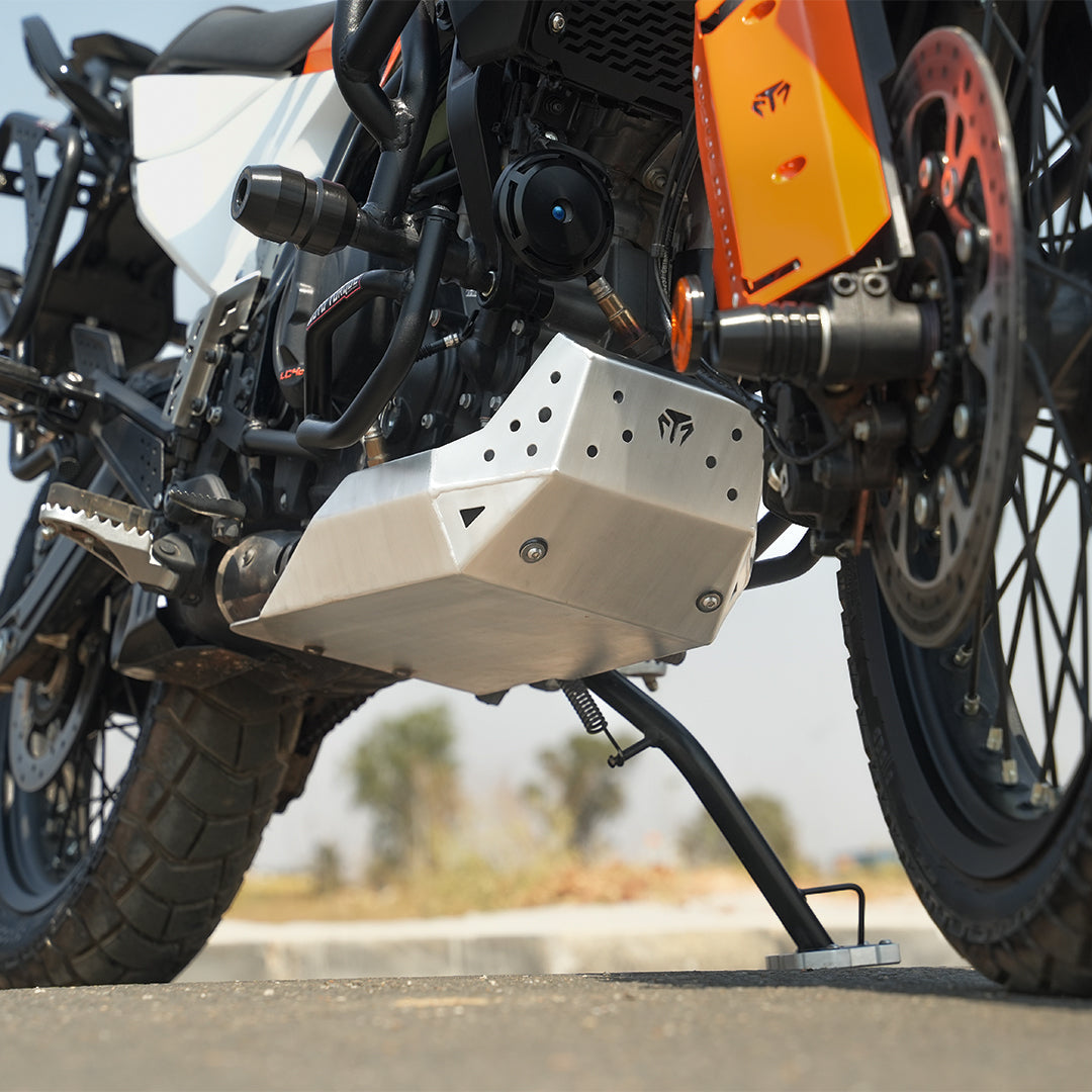 Aluminium Engine Guard for KTM 390 Adventure / Adventure X (2025) – Lightweight Engine Protection | Matte Aluminium Finish