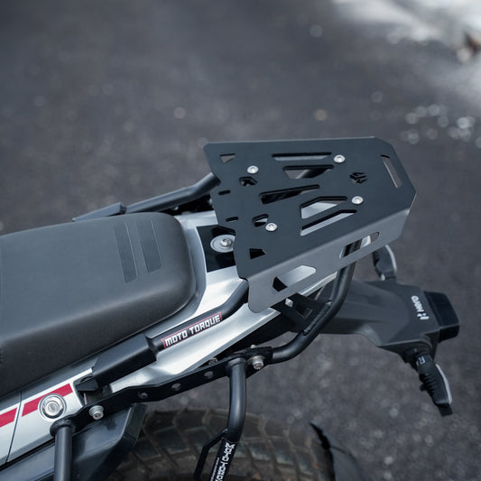 Back Carrier for Hero XPulse 210 – Heavy-Duty Luggage Carrier | 7 kg Load Capacity | Backrest Compatible