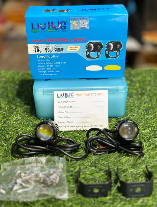 Mini HJG fog lights (yellow & white) 20 watts each