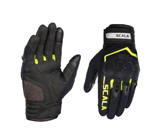 Scala Atlas gloves with level 2 safety Neon