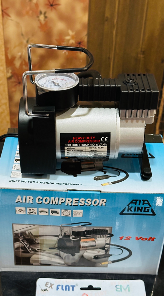 Air compressor for Motorcycle and cars
