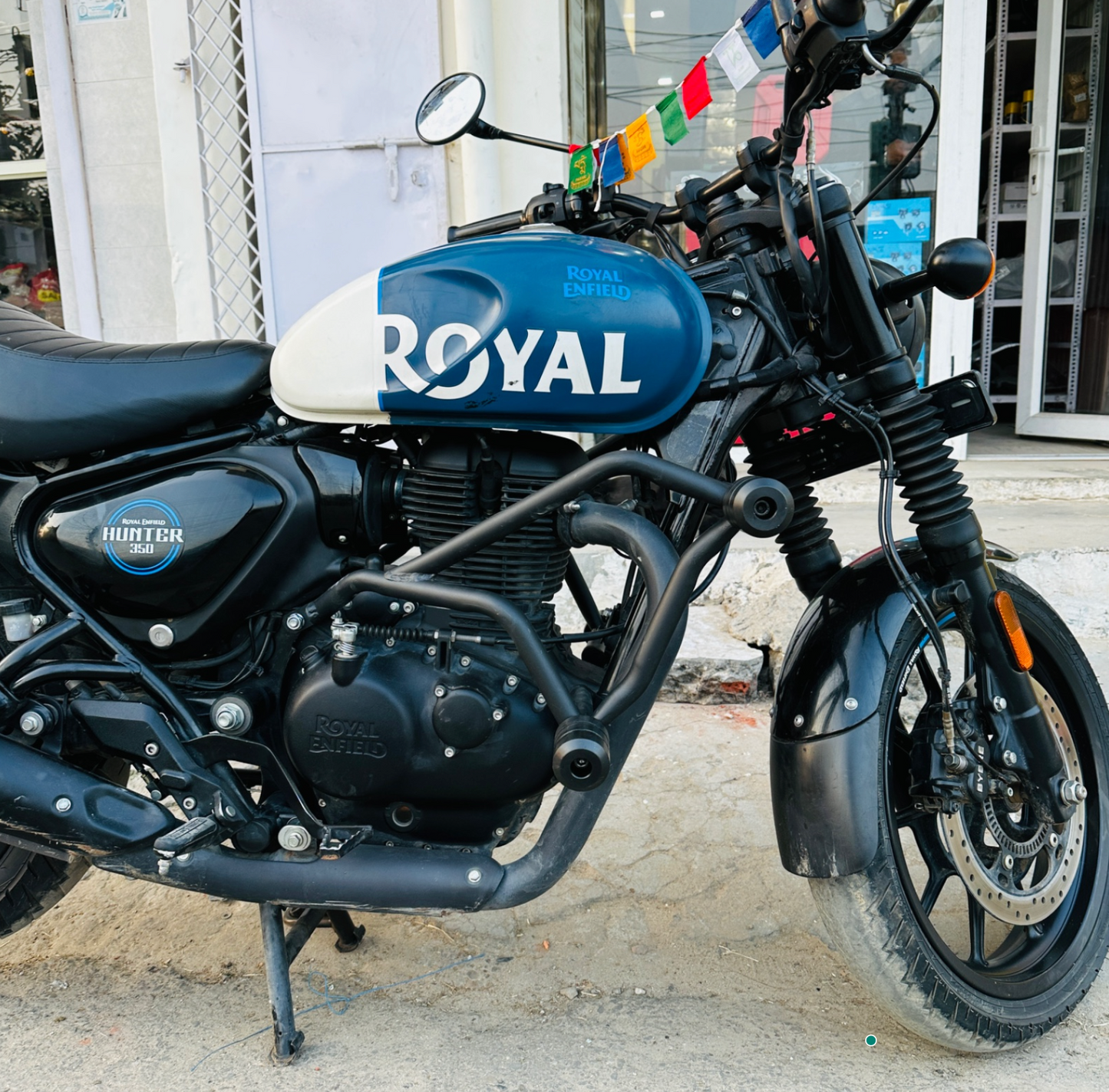 Heavy duty crash guard for Hunter 350