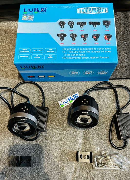 HJG P49 fog lights with dual lens