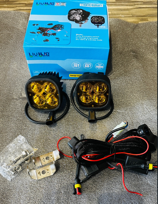 HJG original fog lights 60 watts with wiring harnesses
