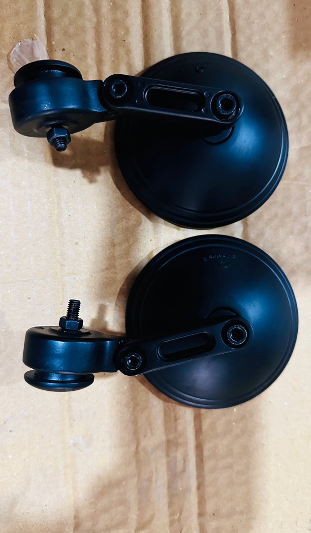Bar end mirrors jawa type