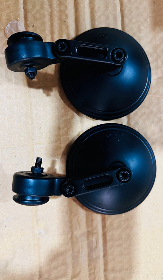 Bar end mirrors jawa type