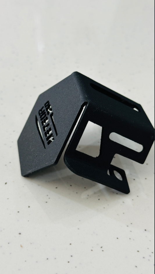 Rear break oil container guard compatible with Royal Enfield Meteor 350